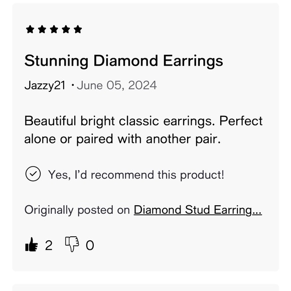 Diamond Halo Earrings - Picture 10 of 16